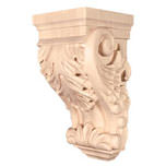 Acanthus Corbel: CORBB-1, 4.5 x 5 x 10