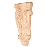 Acanthus Corbel: CORK-2, 3.625 x 1.5 x 8