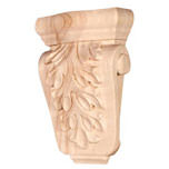 Acanthus Corbel: CORP-2, 3.625 x 1.5 x 5.5