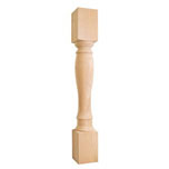 Furniture Legs - Island Legs: P1-5-36, 5 x 5 x 35.5